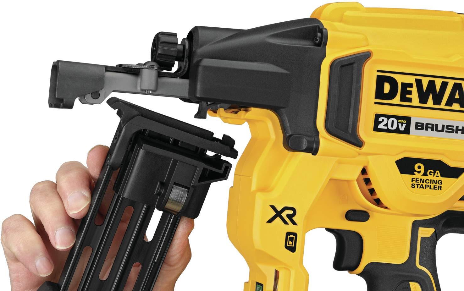 DeWALT DCFS950P2 20V MAX XR Brushless 9-Gauge Fencing Stapler 5.0Ah Kit