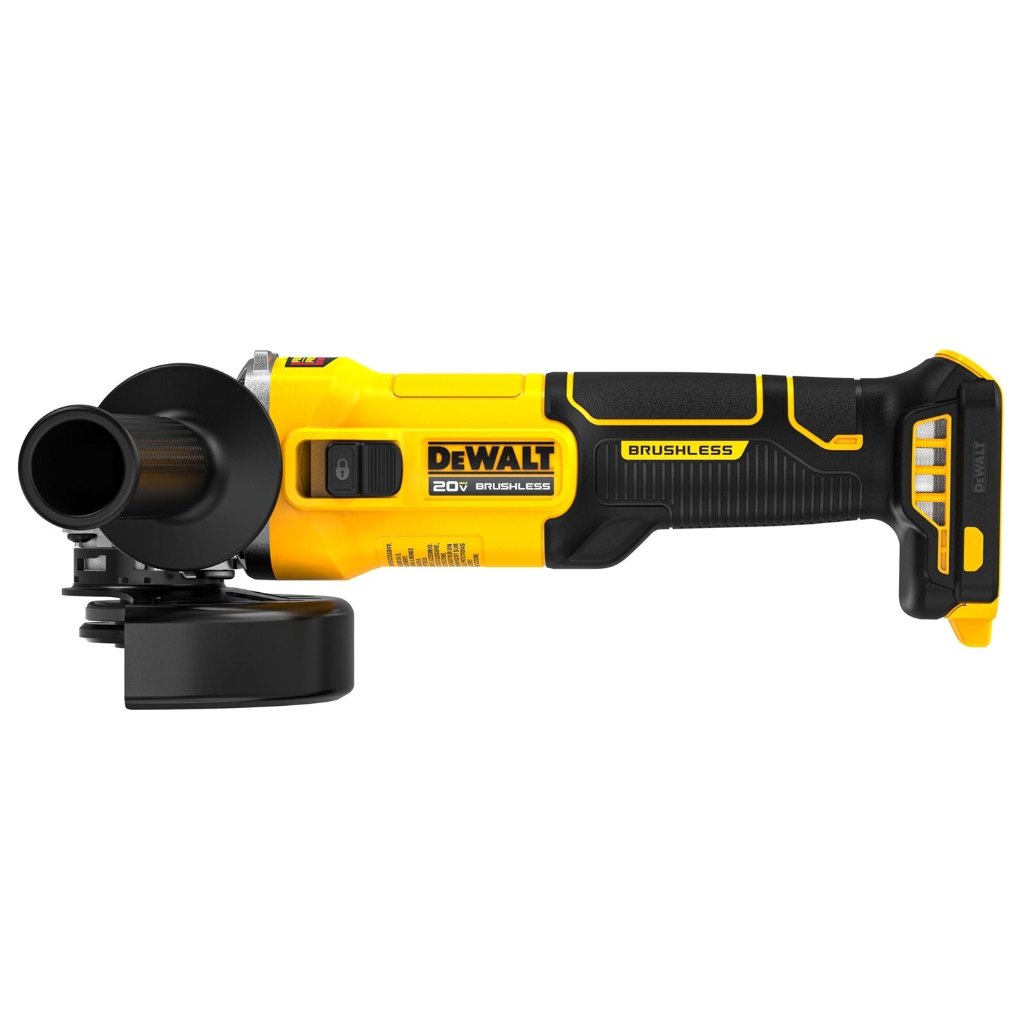 DeWalt DCG407B 20V MAX* Brushless 4-1/2 in. Slide-Switch Grinder, Tool Only