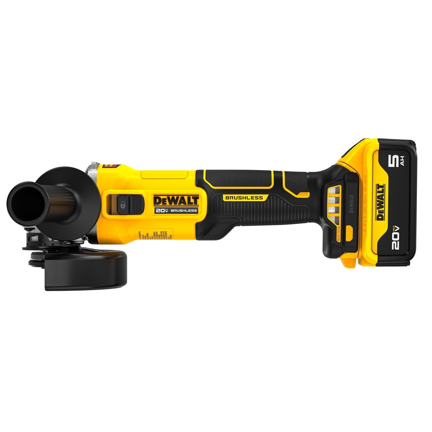 DeWalt DCG407P1 20V MAX* Brushless 4-1/2 in. Slide-Switch Grinder Kit