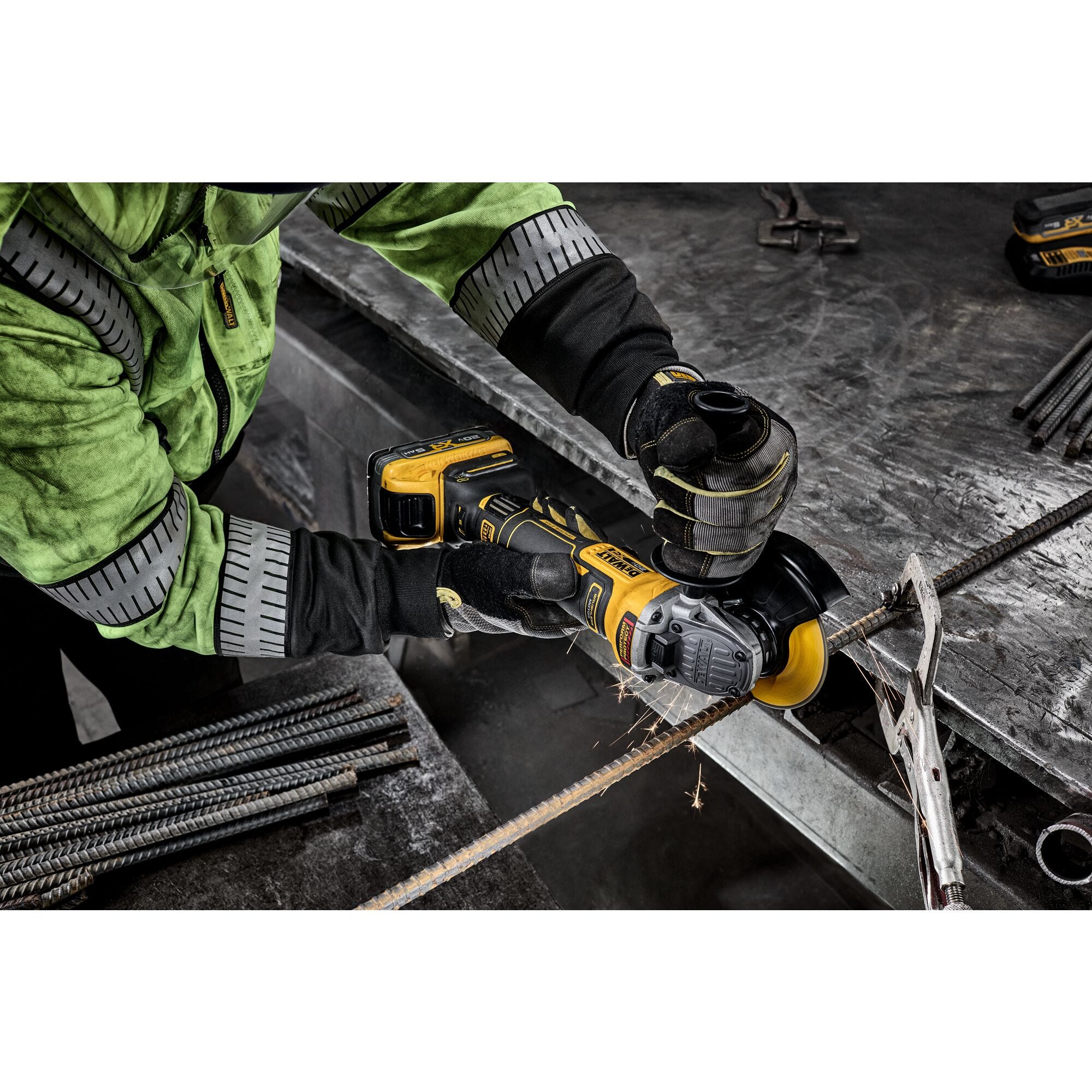 DeWalt DCG410VSB 20V MAX XR Brushless Variable Speed 4-1/2" / 5" Angle Grinder w/ Paddle Switch, Tool Only