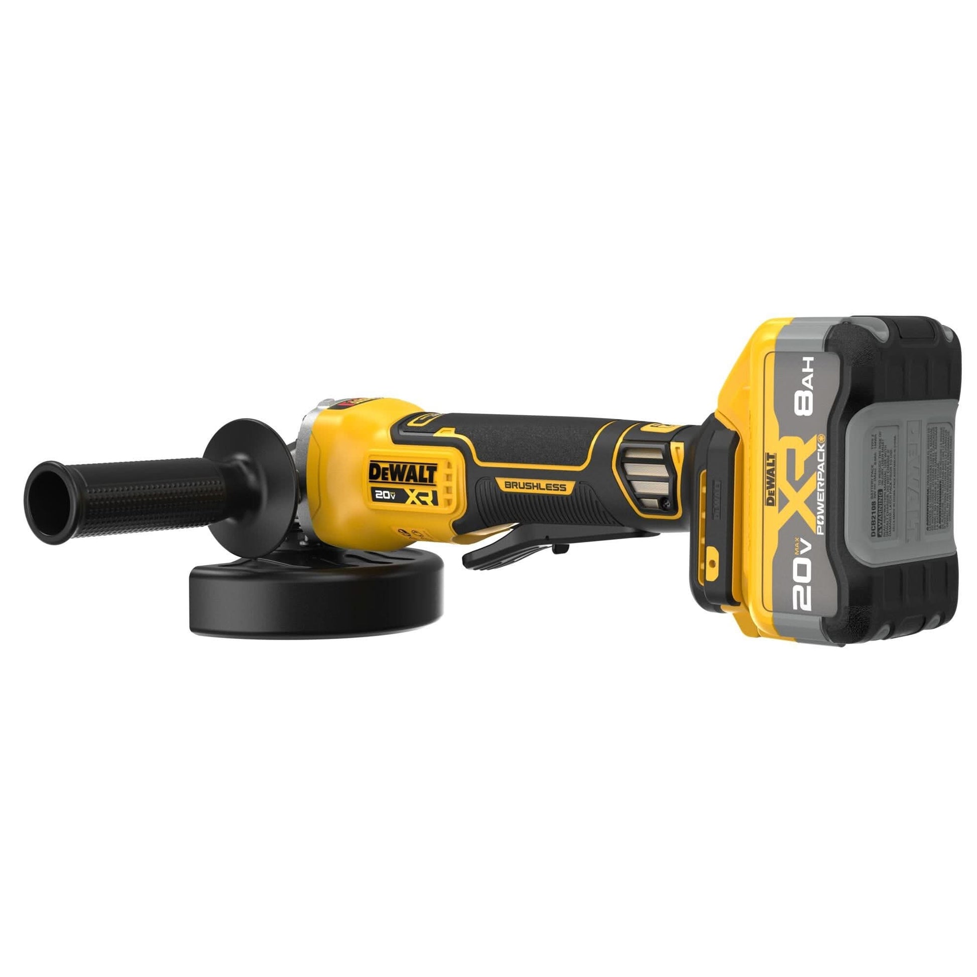 DeWalt DCG410WW1 20V MAX XR Brushless 4-1/2" / 5" Angle Grinder POWERPACK 8.0Ah Kit