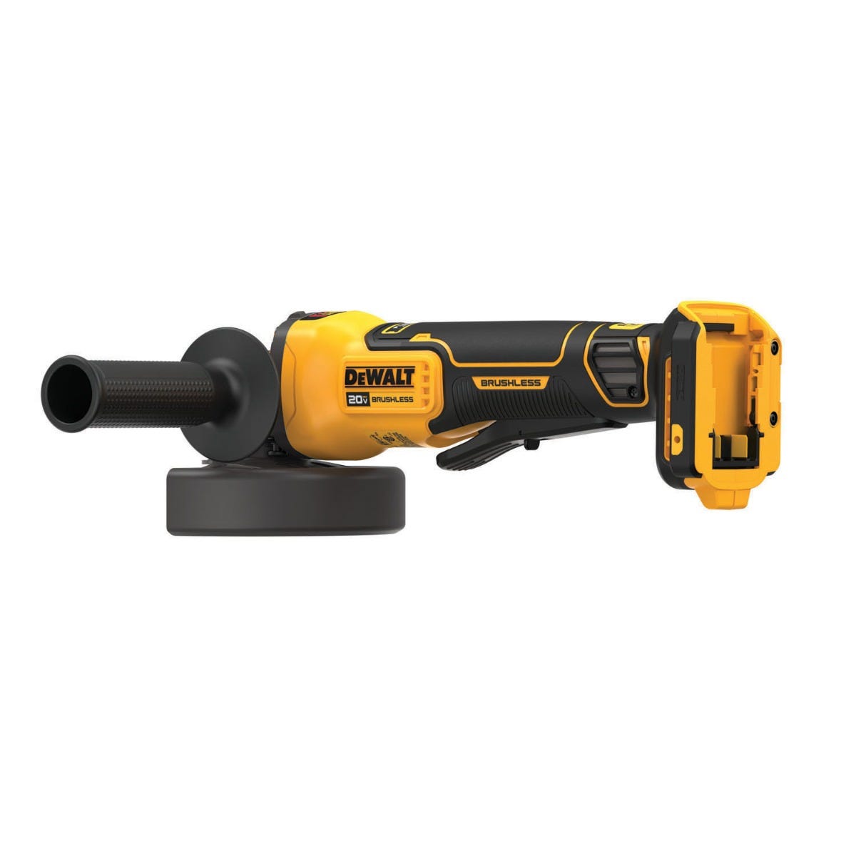 DEWALT DCG416B 20V MAX FlexVOLT Advantage XR Brushless Paddle Switch 5-Inch Small Angle Gringer, Tool Only