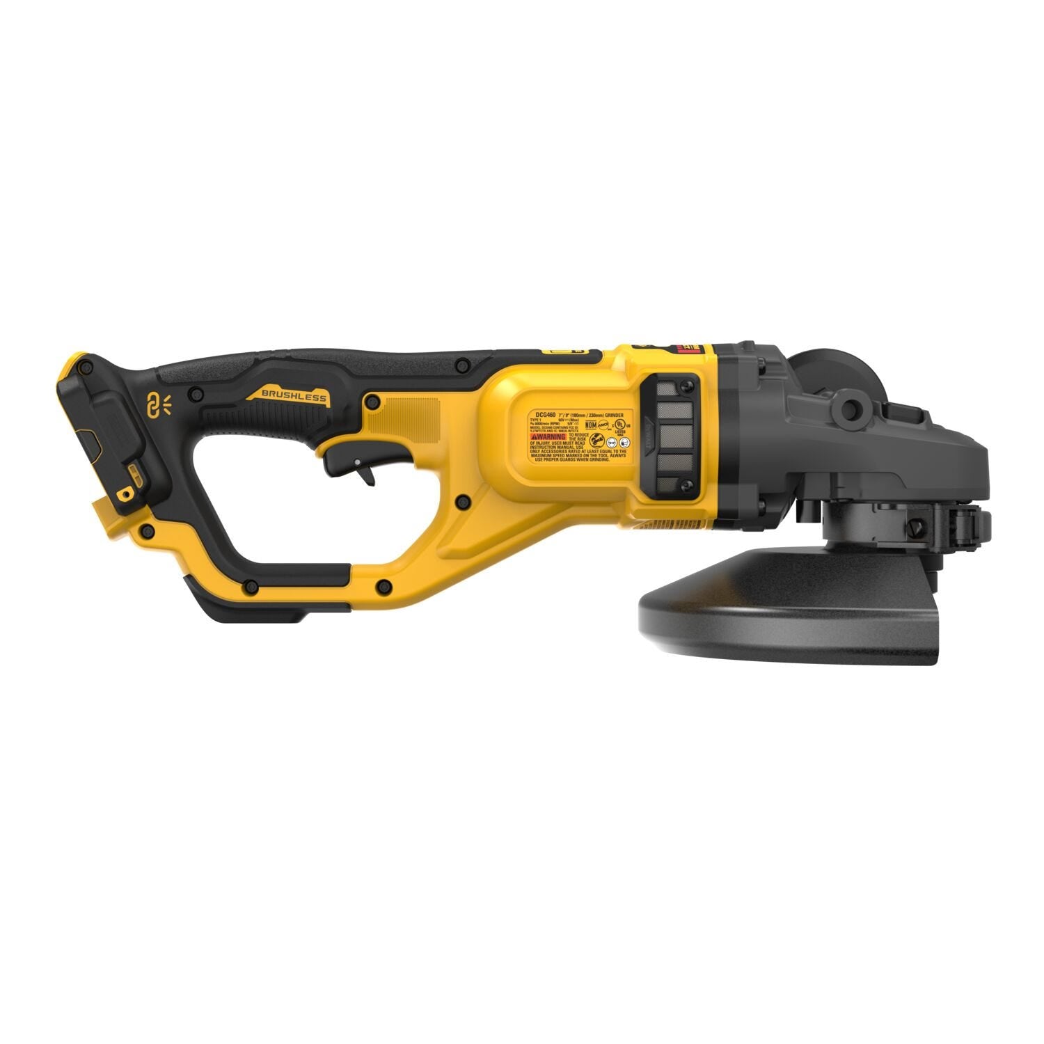 DeWalt DCG460B 60V MAX 7 in. - 9 in. Large Angle Grinder, Tool Only