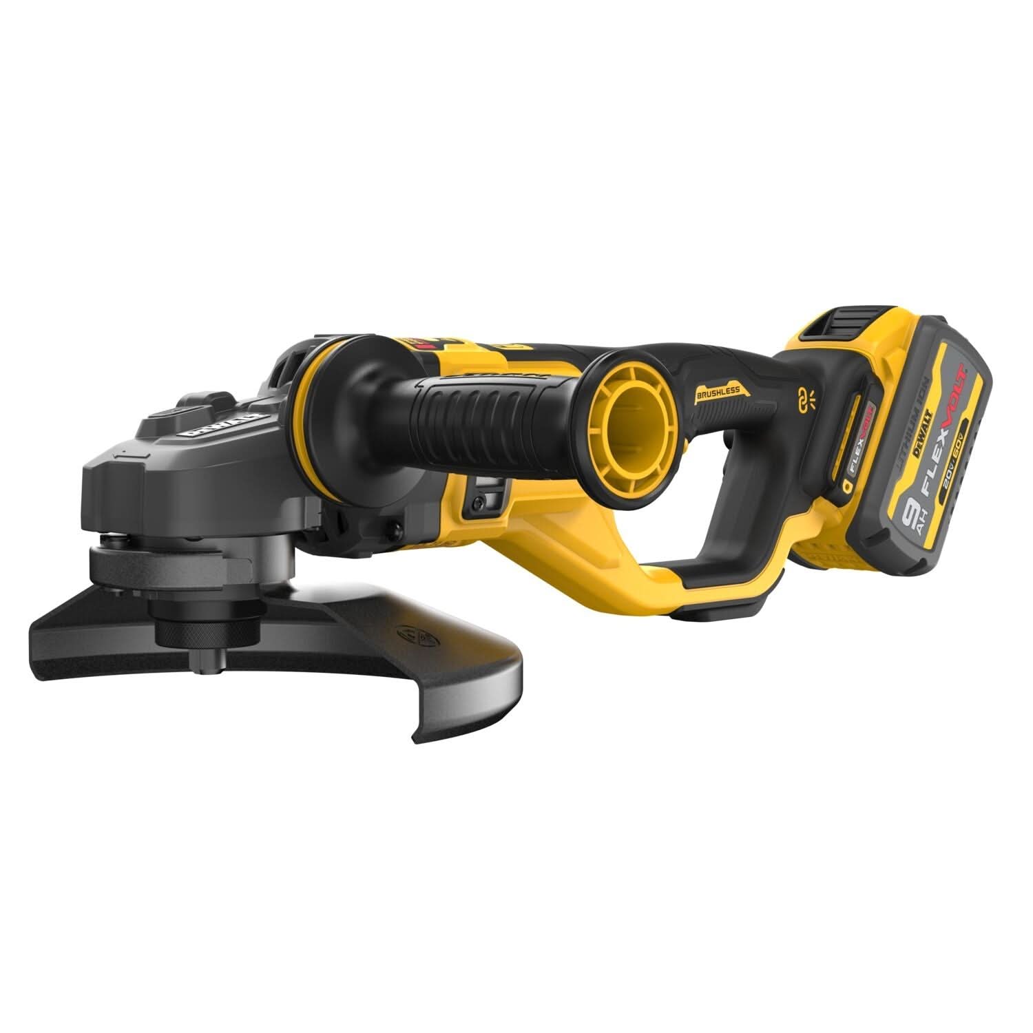 DeWalt DCG460X2 60V MAX 7 in. - 9 in. Large Angle Grinder 9.0Ah Kit ...