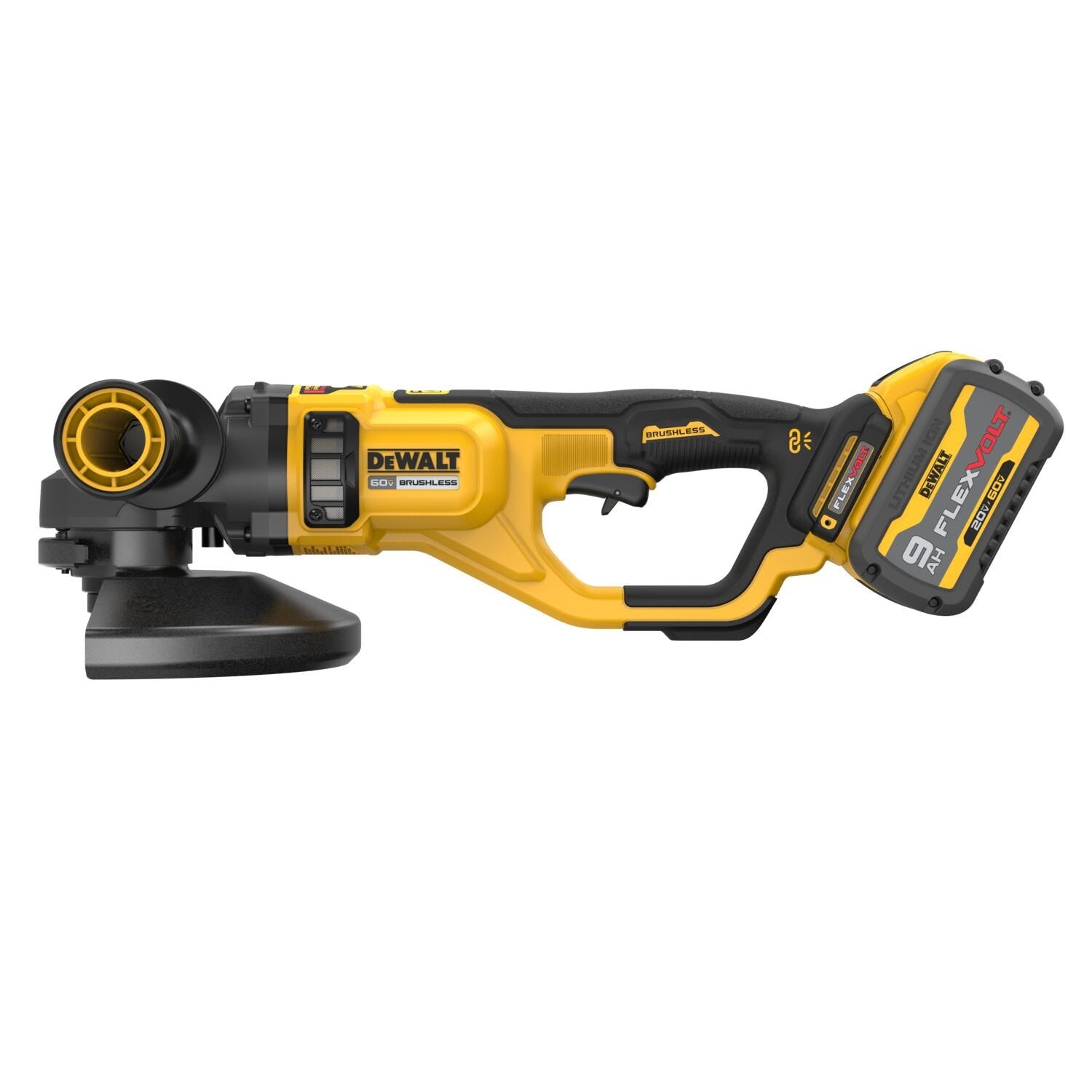 DeWalt DCG460X2 60V MAX 7 in. - 9 in. Large Angle Grinder 9.0Ah Kit