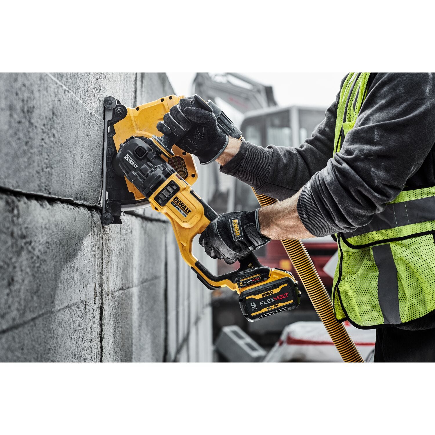 DeWalt DCG460X2 60V MAX 7 in. - 9 in. Large Angle Grinder 9.0Ah Kit