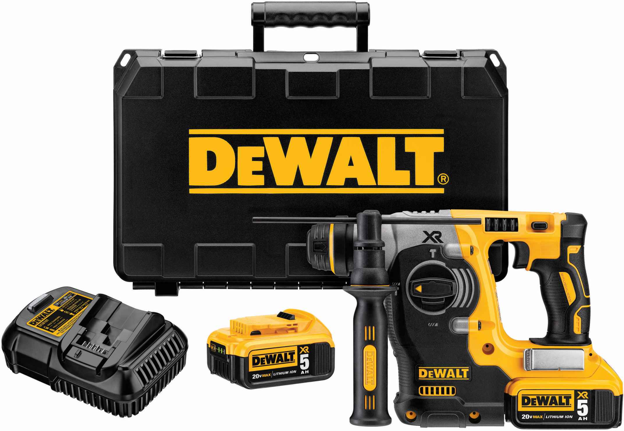 DE WALT ハンマドリル　DCH273NT　新品 DEWALT 20V MAX XR Cordless Brushless 1 in. SDS Plus L-Shape Rotary