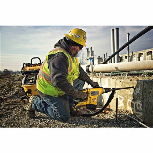 DeWalt DCH481X2 1-9/16" SDS MAX 60V FlexVolt Combination Hammer Kit