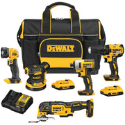 DeWalt DCKSS521D2 20V MAX Brushless 5-Tool 2.0Ah Combo Kit w/ Contractor Bag
