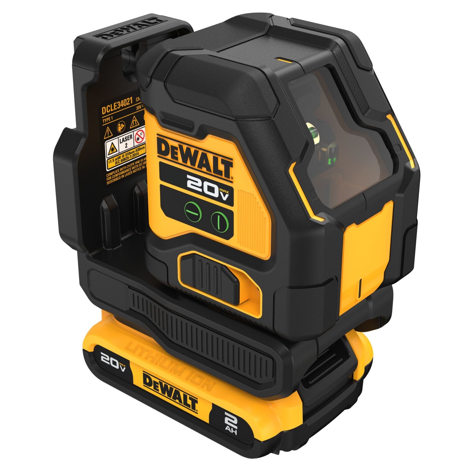 DeWalt DCLE34021D1 20V MAX XR Green Cross Line Laser Kit