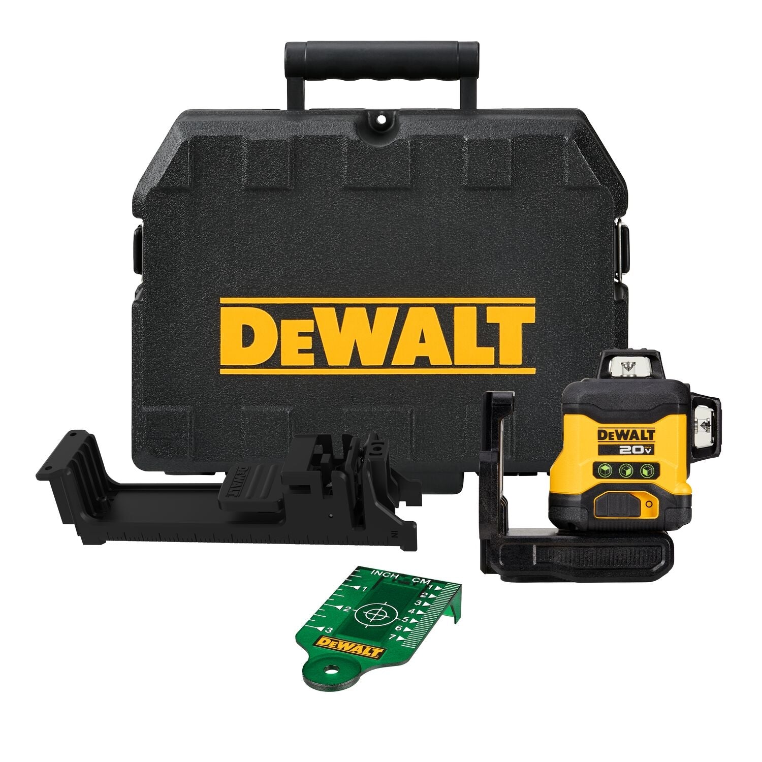 DeWalt DCLE34031B 20V 3x360 Green Line Laser, Tool Only