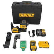 DeWalt DCLE34033D1 20V MAX XR 3x360 High Precision Green Laser Level 2.0Ah Kit