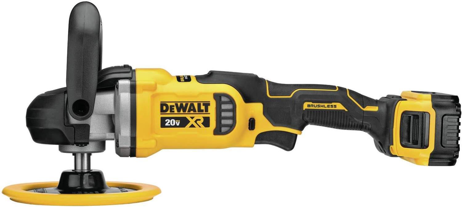 DeWalt DCM849P2 20V MAX XR 7-inch Cordless Variable Speed Rotary Polisher 5.0Ah Kit