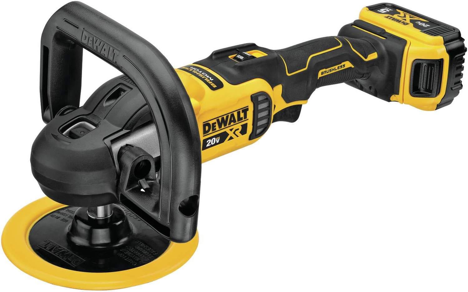 DeWalt DCM849P2 20V MAX XR 7-inch Cordless Variable Speed Rotary Polisher 5.0Ah Kit