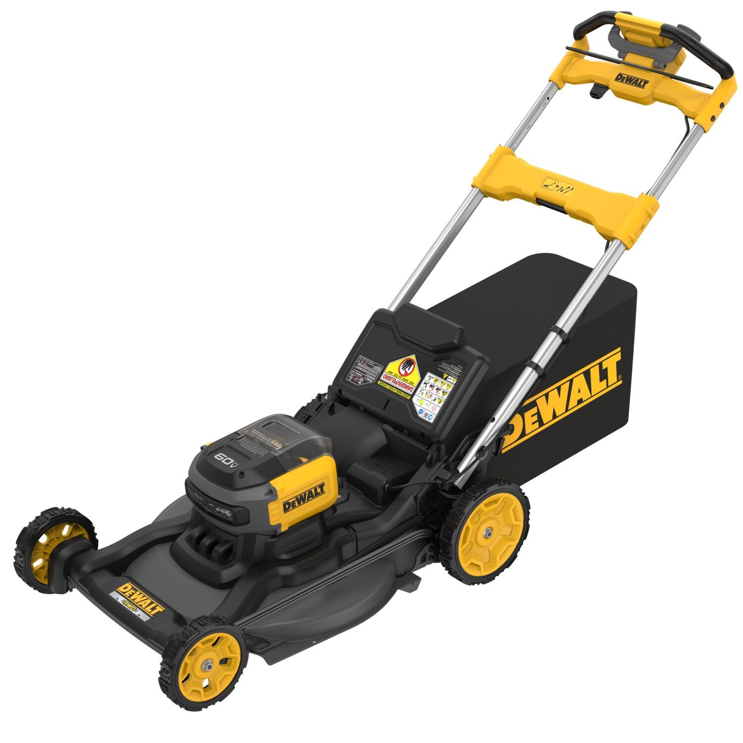 DeWalt DCMWSP700Y2 60V MAX* 21 in. Cordless Brushless RWD Self-Propelled Mower 12.0Ah Kit