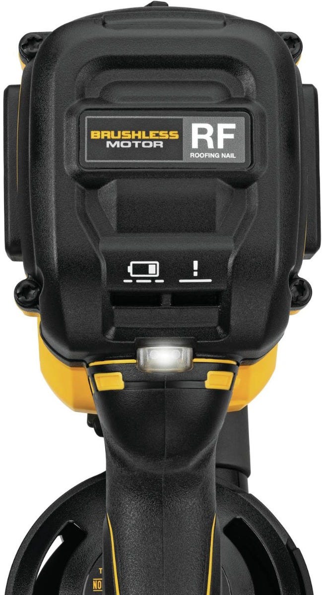 DeWALT DCN45RNB 20V MAX 15-Degree Cordless Coil Roofing Nailer, Tool Only