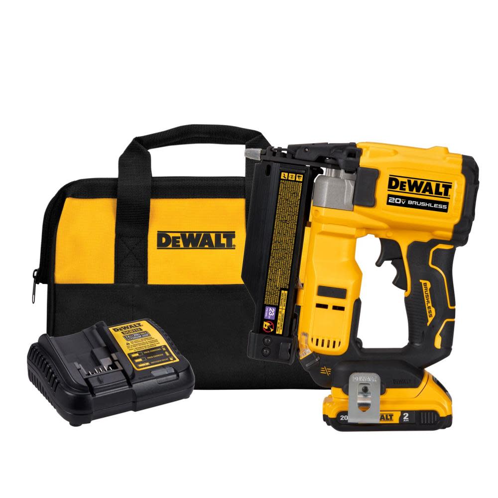 DeWALT DCN623D1 20V MAX ATOMIC Compact 23-Gauge Brushless Pin Nailer 2.0Ah Kit