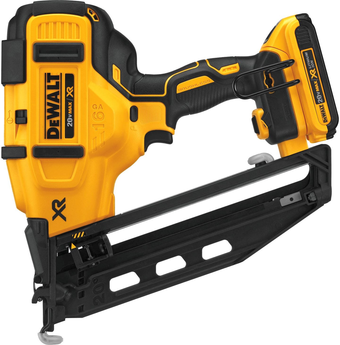 DeWalt DCN660D1 20V MAX 16-Gauge Cordless Brushless Finish Nailer Kit