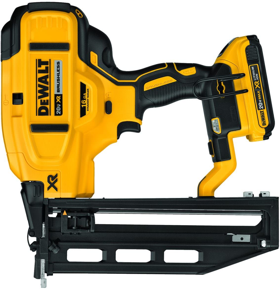 DeWalt DCN662D1 20V Max XR 16-Gauge Cordless Straight Finish Nailer 2.0Ah Kit