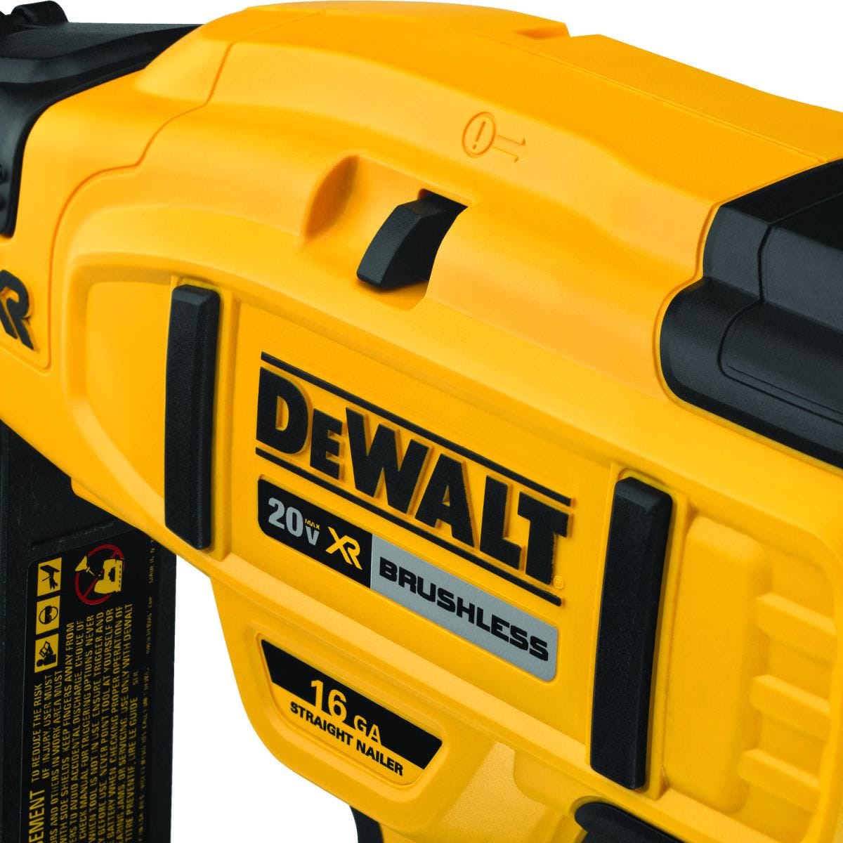 DeWalt DCN662B 20V Max XR 16-Gauge Cordless Straight Finish Nailer, Tool Only