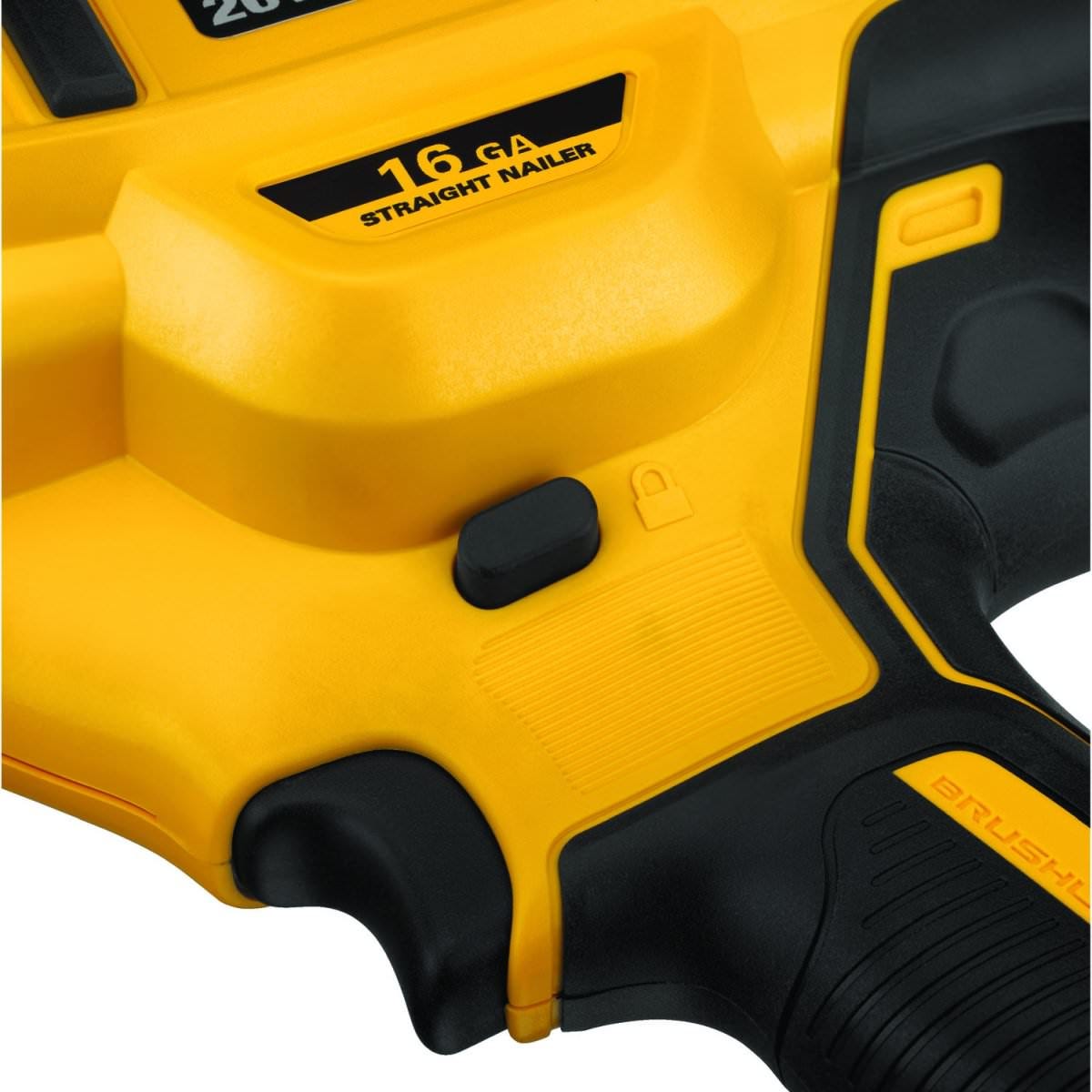 DeWalt DCN662B 20V Max XR 16-Gauge Cordless Straight Finish Nailer, Tool Only
