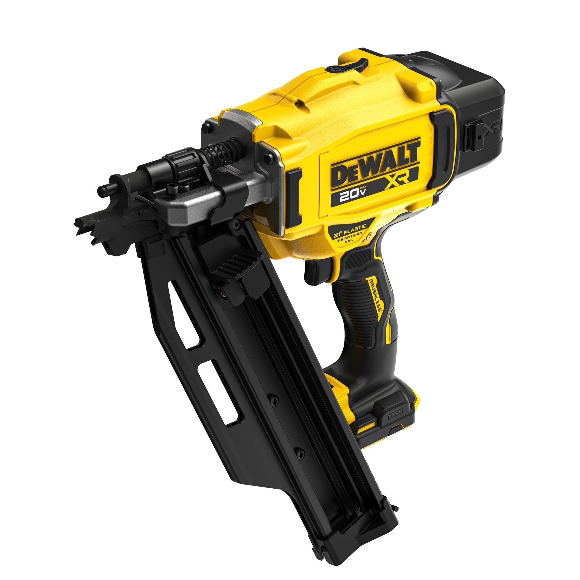 DeWalt DCN920B 20V MAX* XR Brushless 21 Degree Plastic Collated Framing Nailer, Tool Only