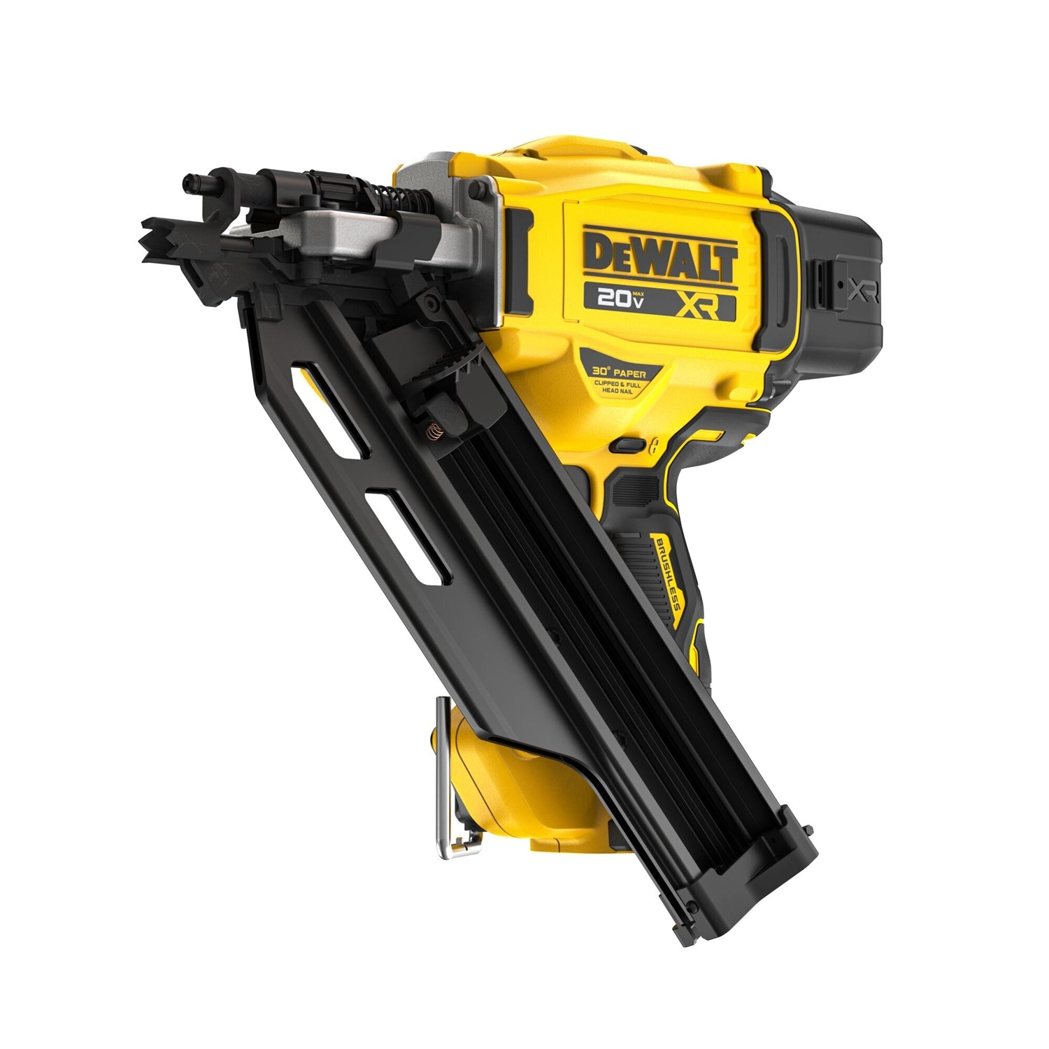 DeWalt DCN930B 20V MAX* XR Brushless 30 Degree Paper Collated Framing Nailer, Tool Only