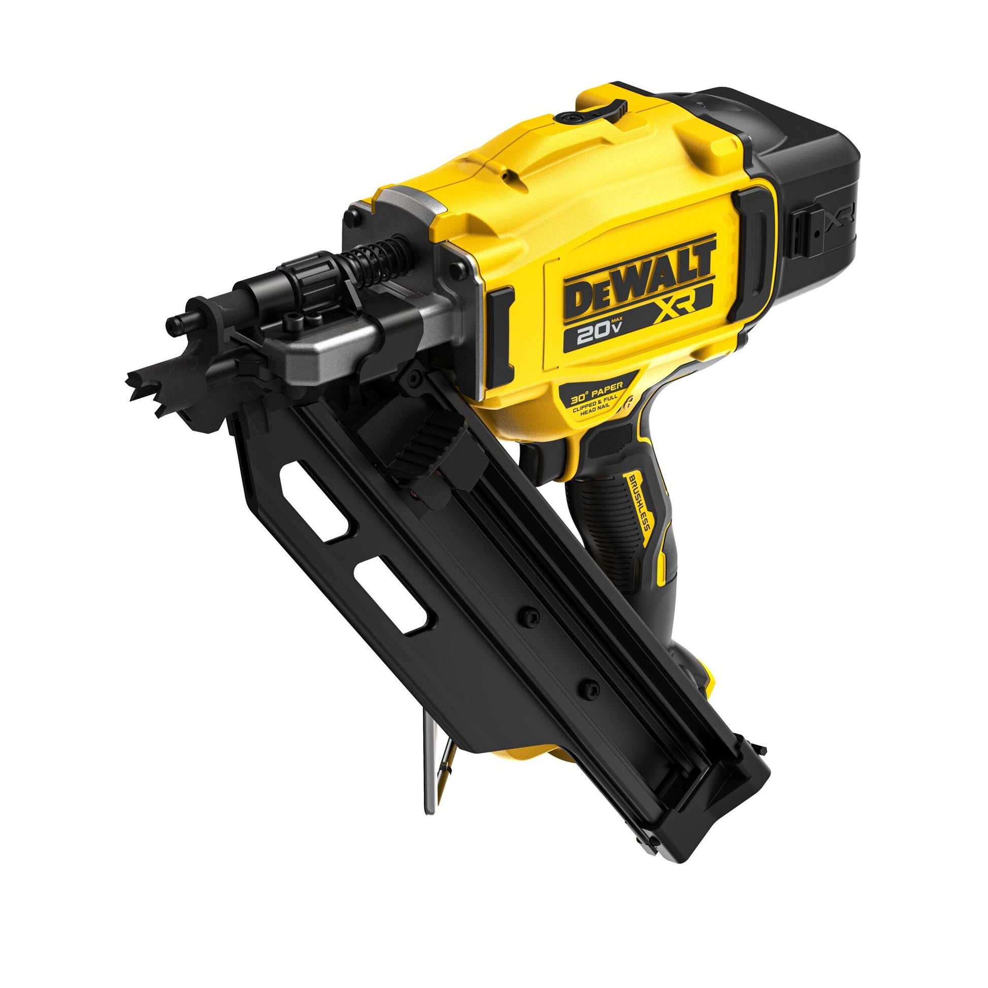 DeWalt DCN930B 20V MAX* XR Brushless 30 Degree Paper Collated Framing Nailer, Tool Only