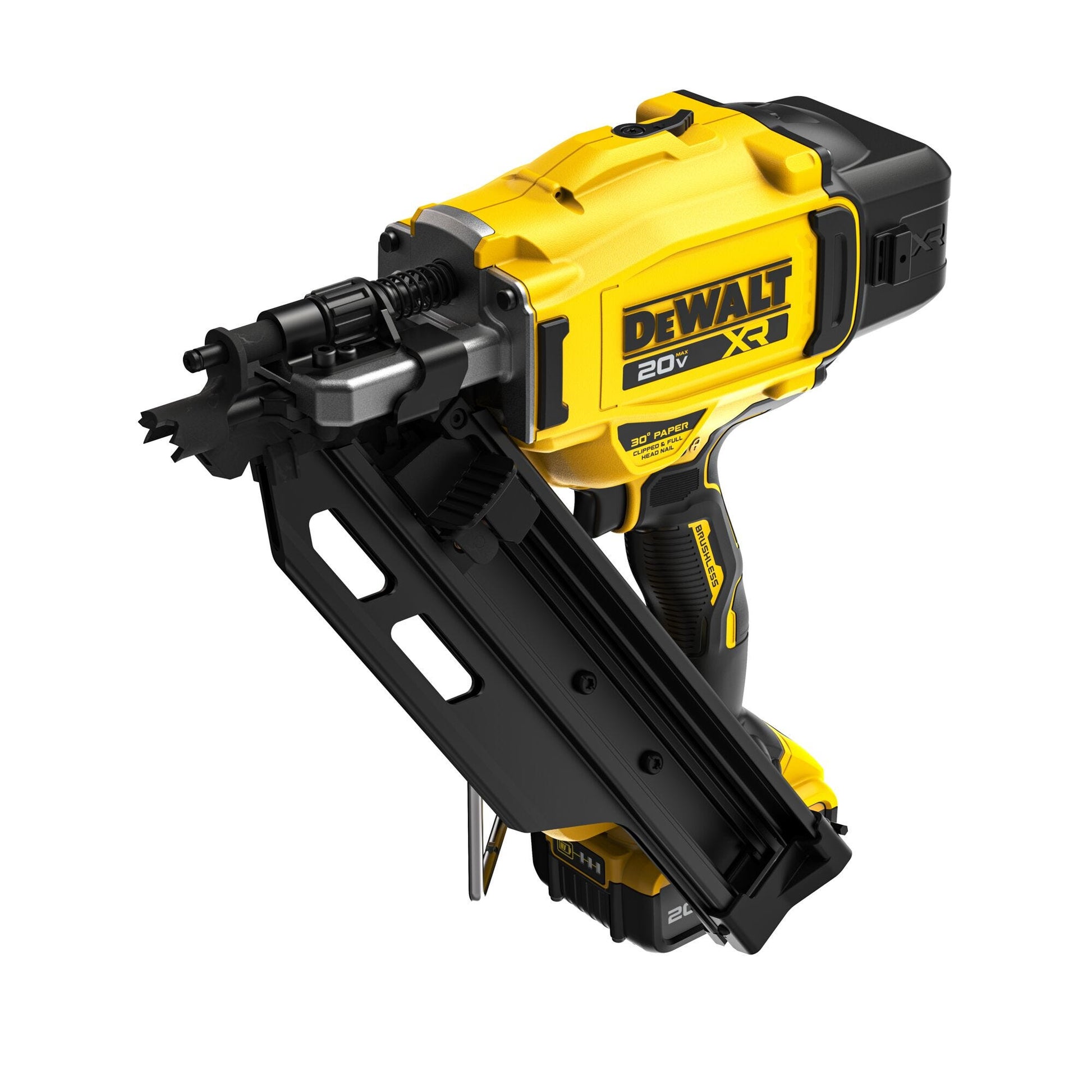 DeWalt DCN930P1 20V MAX* XR Brushless 30 Degree Paper Tape Framing Nailer 5.0Ah Kit