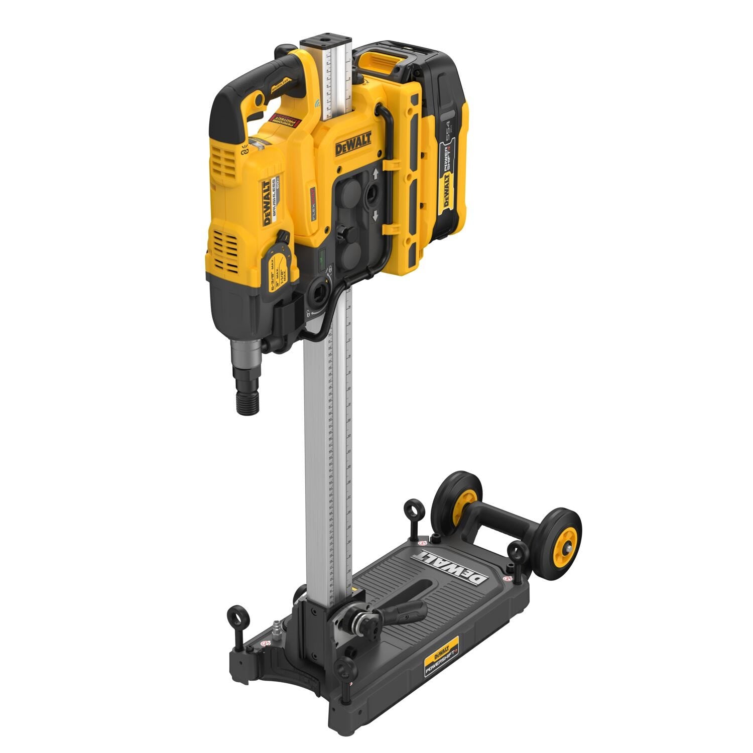 DeWALT DCPS150AG2 POWERSHIFT™ 60V MAX Brushless 6-3/8 in. 3-Speed Core Drill Kit w/ Stand