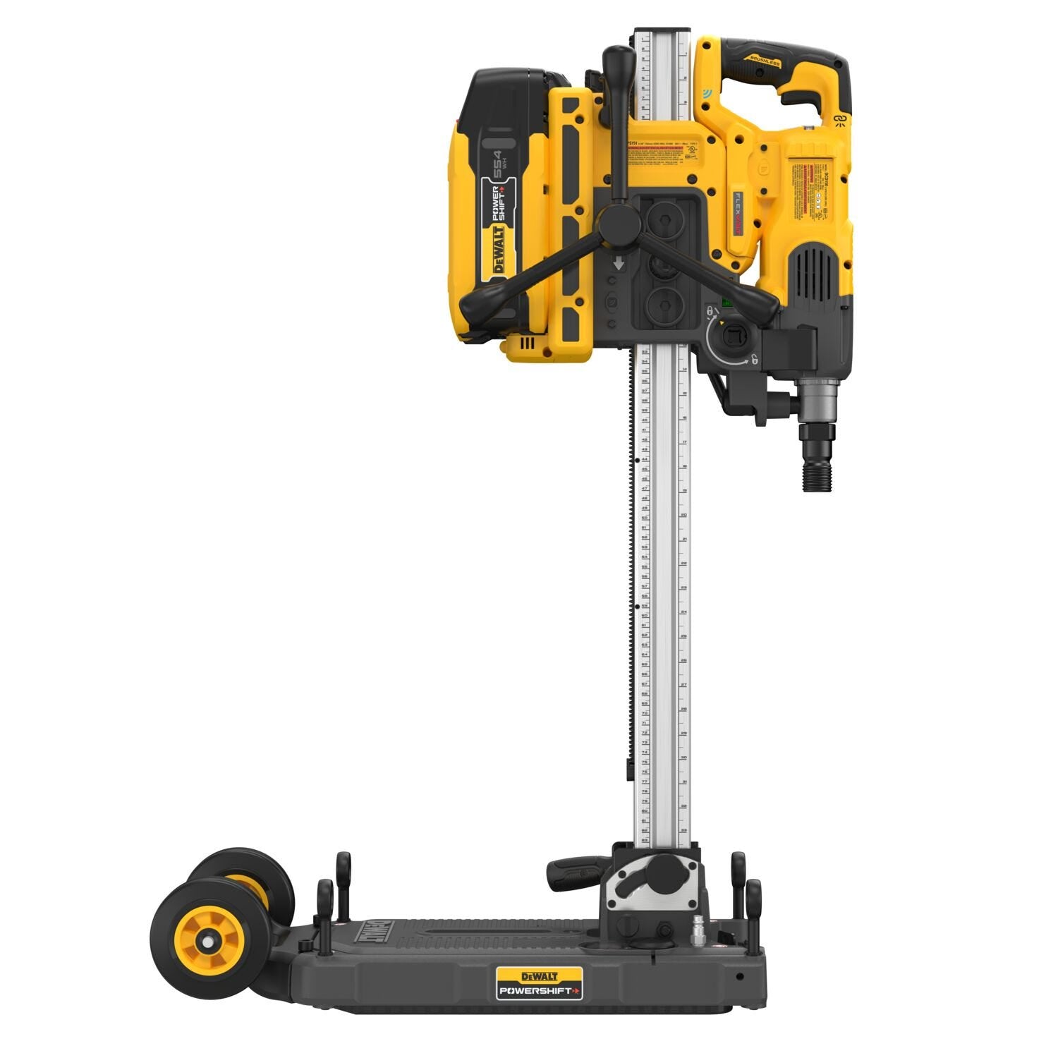 DeWALT DCPS150AG2 POWERSHIFT™ 60V MAX Brushless 6-3/8 in. 3-Speed Core Drill Kit w/ Stand
