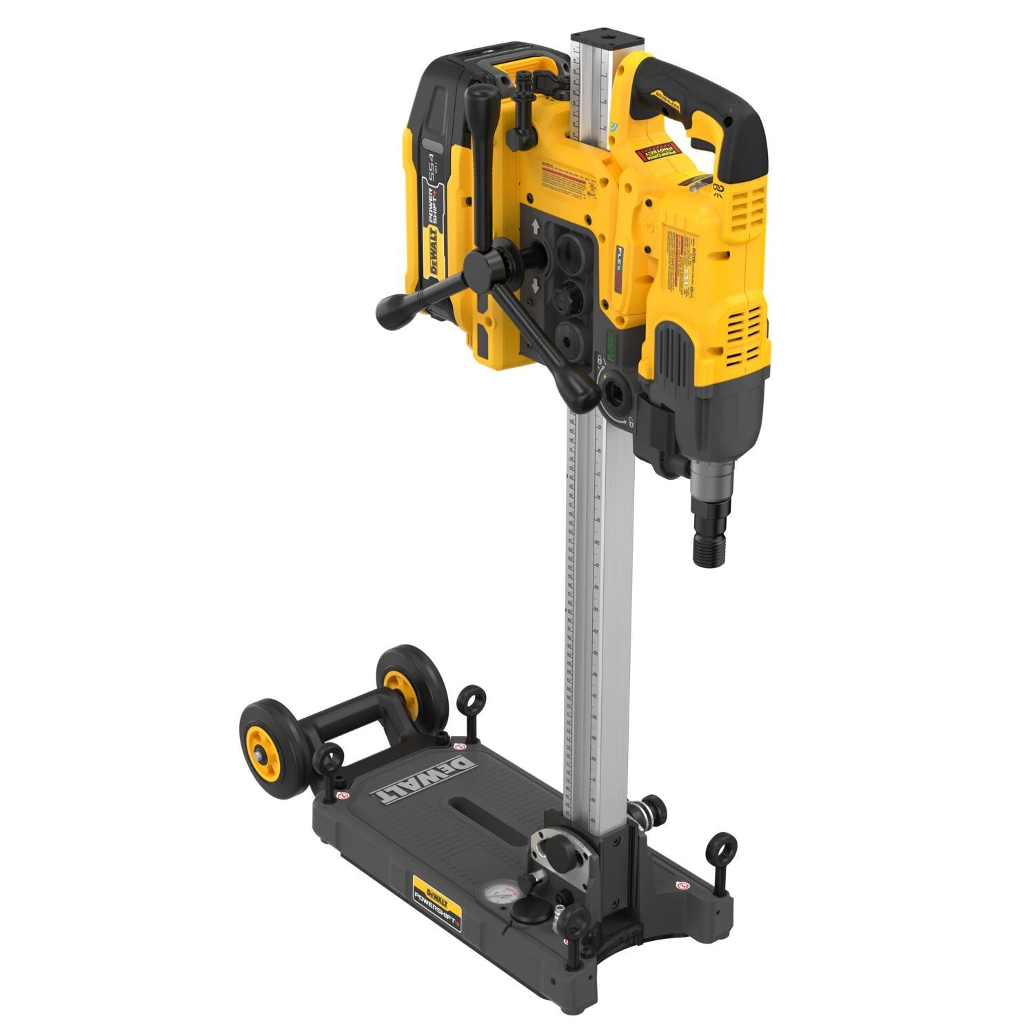 DeWALT DCPS150AG2 POWERSHIFT™ 60V MAX Brushless 6-3/8 in. 3-Speed Core Drill Kit w/ Stand