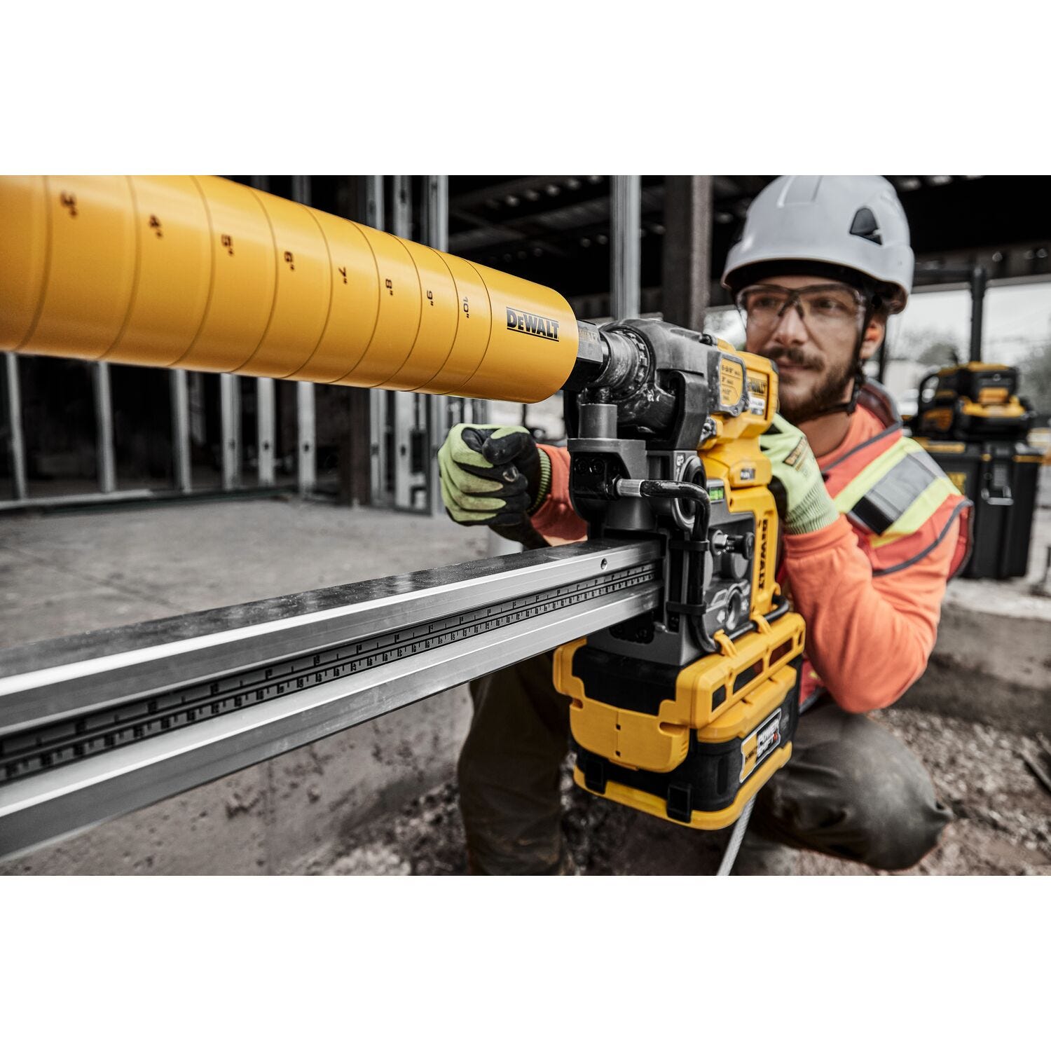 DeWALT DCPS150AG2 POWERSHIFT™ 60V MAX Brushless 6-3/8 in. 3-Speed Core Drill Kit w/ Stand