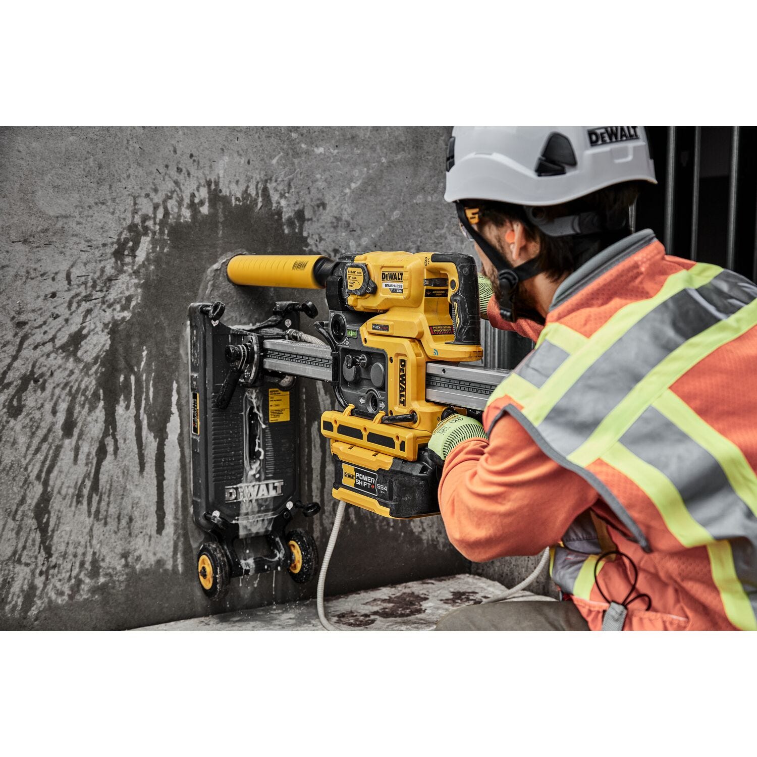 DeWALT DCPS150AG2 POWERSHIFT™ 60V MAX Brushless 6-3/8 in. 3-Speed Core Drill Kit w/ Stand