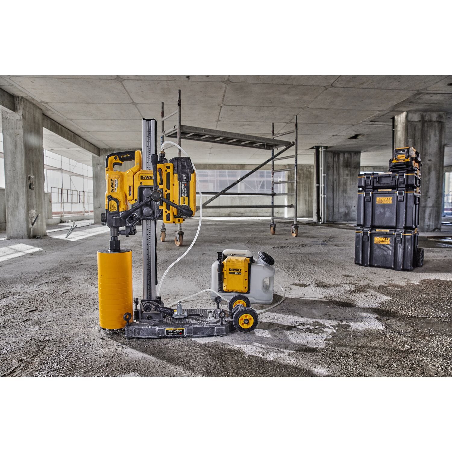 DeWALT DCPS150AG2 POWERSHIFT™ 60V MAX Brushless 6-3/8 in. 3-Speed Core Drill Kit w/ Stand