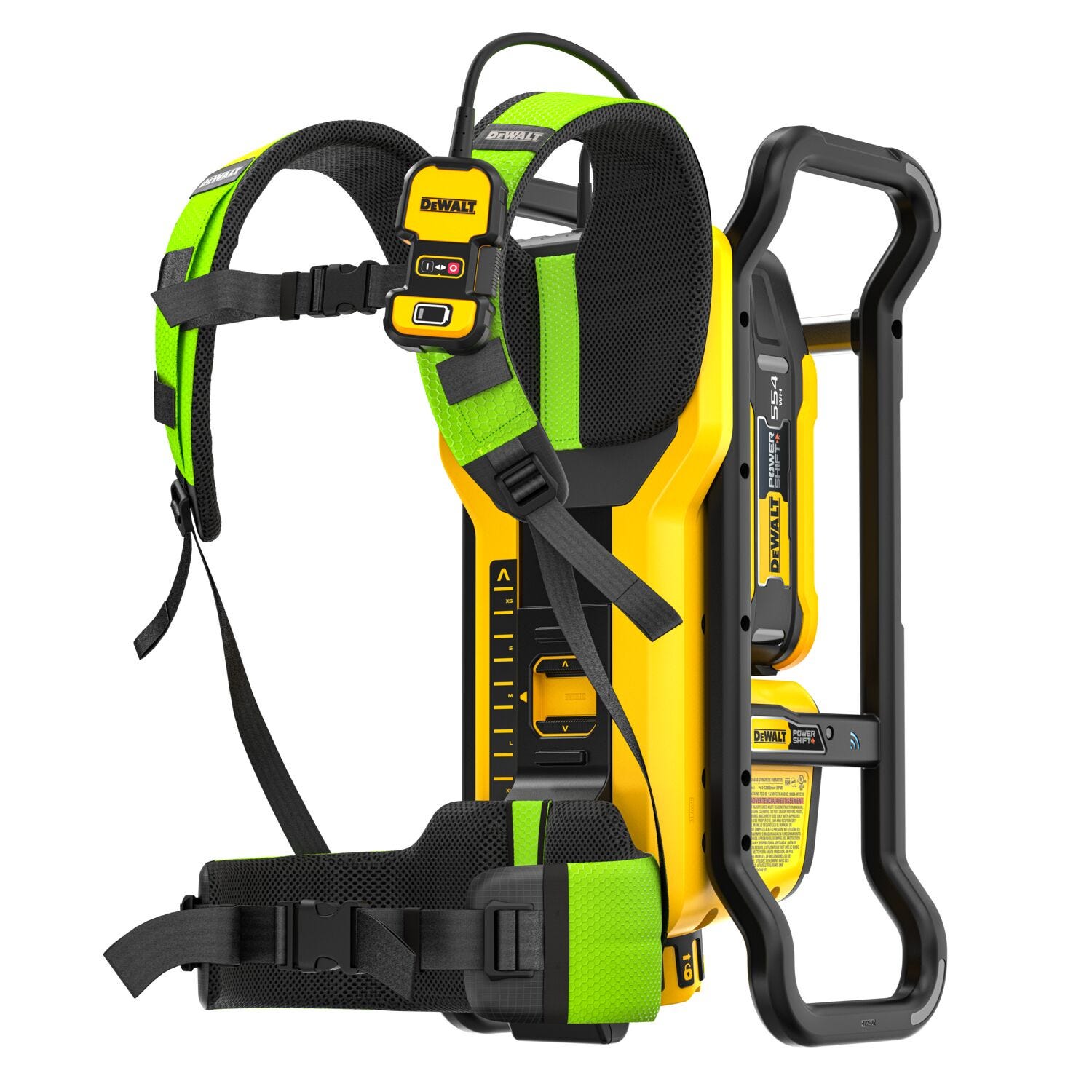 DeWALT DCPS310AG2 POWERSHIFT™ Backpack Concrete Vibrator Kit