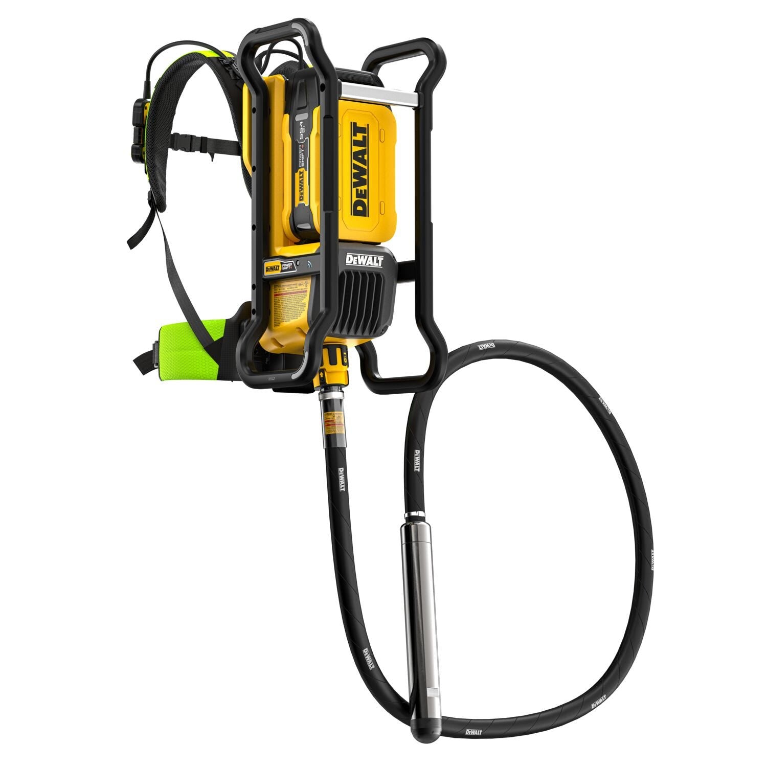 DeWALT DCPS310AG2 POWERSHIFT™ Backpack Concrete Vibrator Kit
