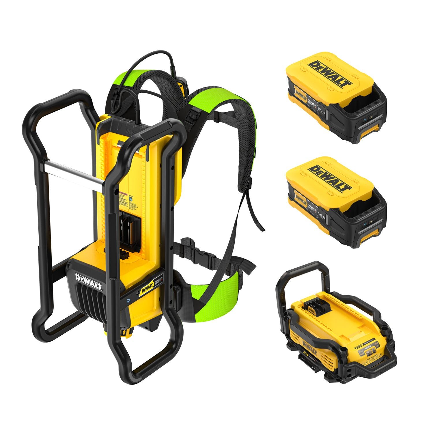 DeWALT DCPS310AG2 POWERSHIFT™ Backpack Concrete Vibrator Kit