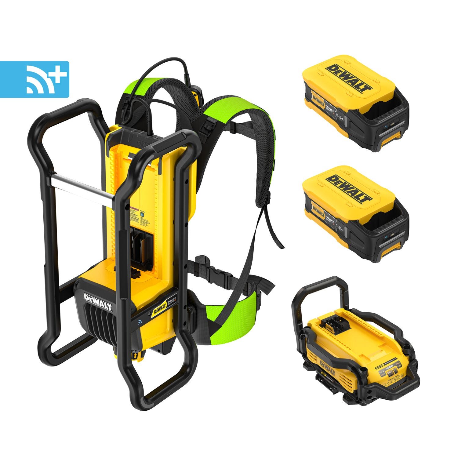DeWALT DCPS310AG2 POWERSHIFT™ Backpack Concrete Vibrator Kit