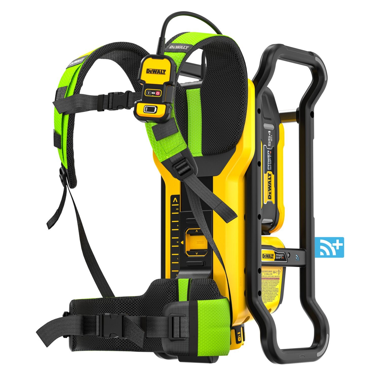 DeWALT DCPS310AG2 POWERSHIFT™ Backpack Concrete Vibrator Kit