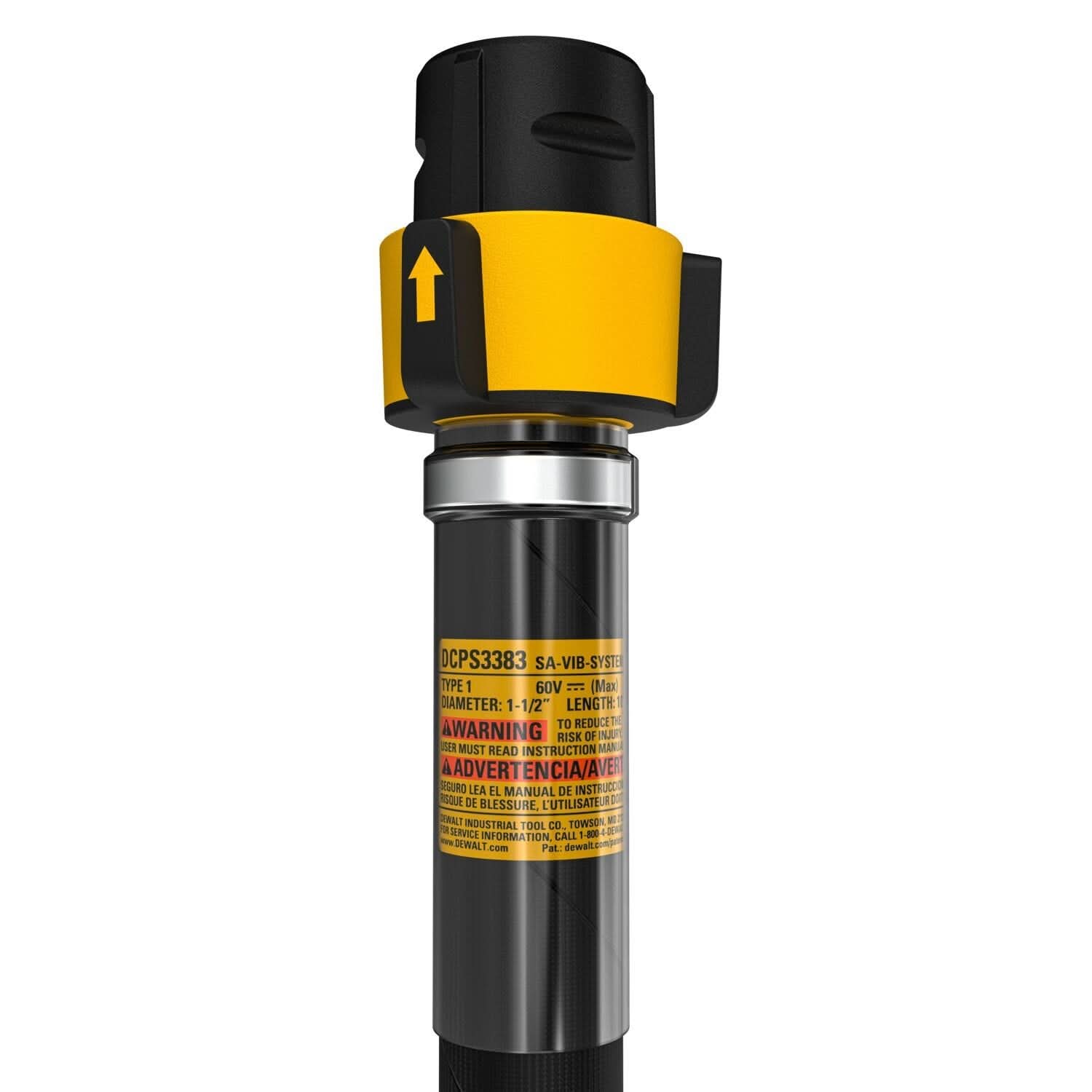 DeWALT DCPS3383 POWERSHIFT Concrete Vibrator Shaft, 1.5 in. x 10
