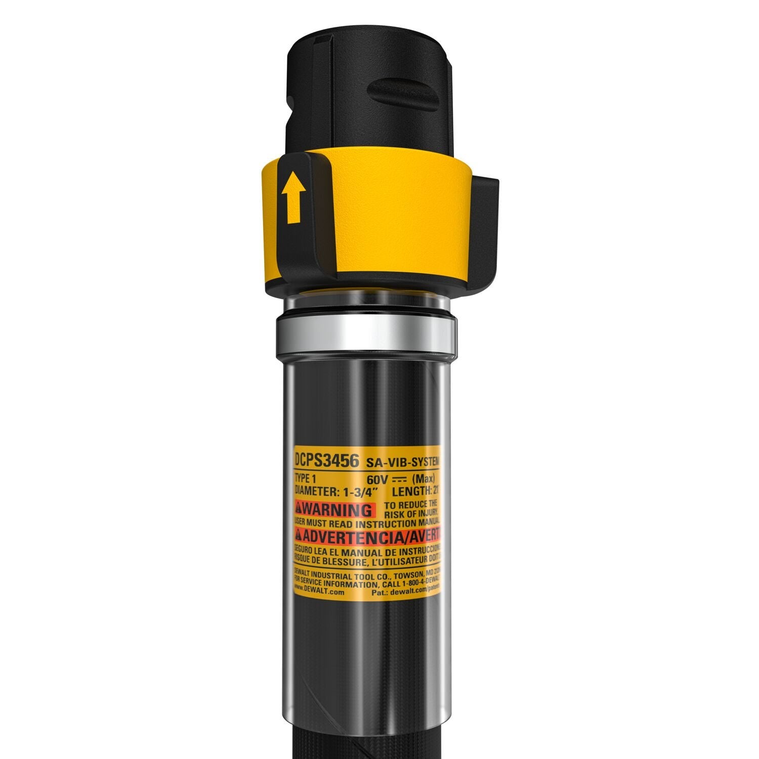 DeWALT DCPS3456 POWERSHIFT™ Concrete Vibrator Shaft, 1.75 in. x 21 ft.