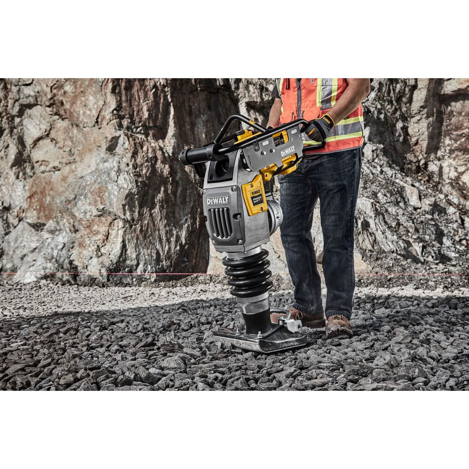 DeWALT DCPS660AG2 POWERSHIFT™ 60kg Rammer Kit