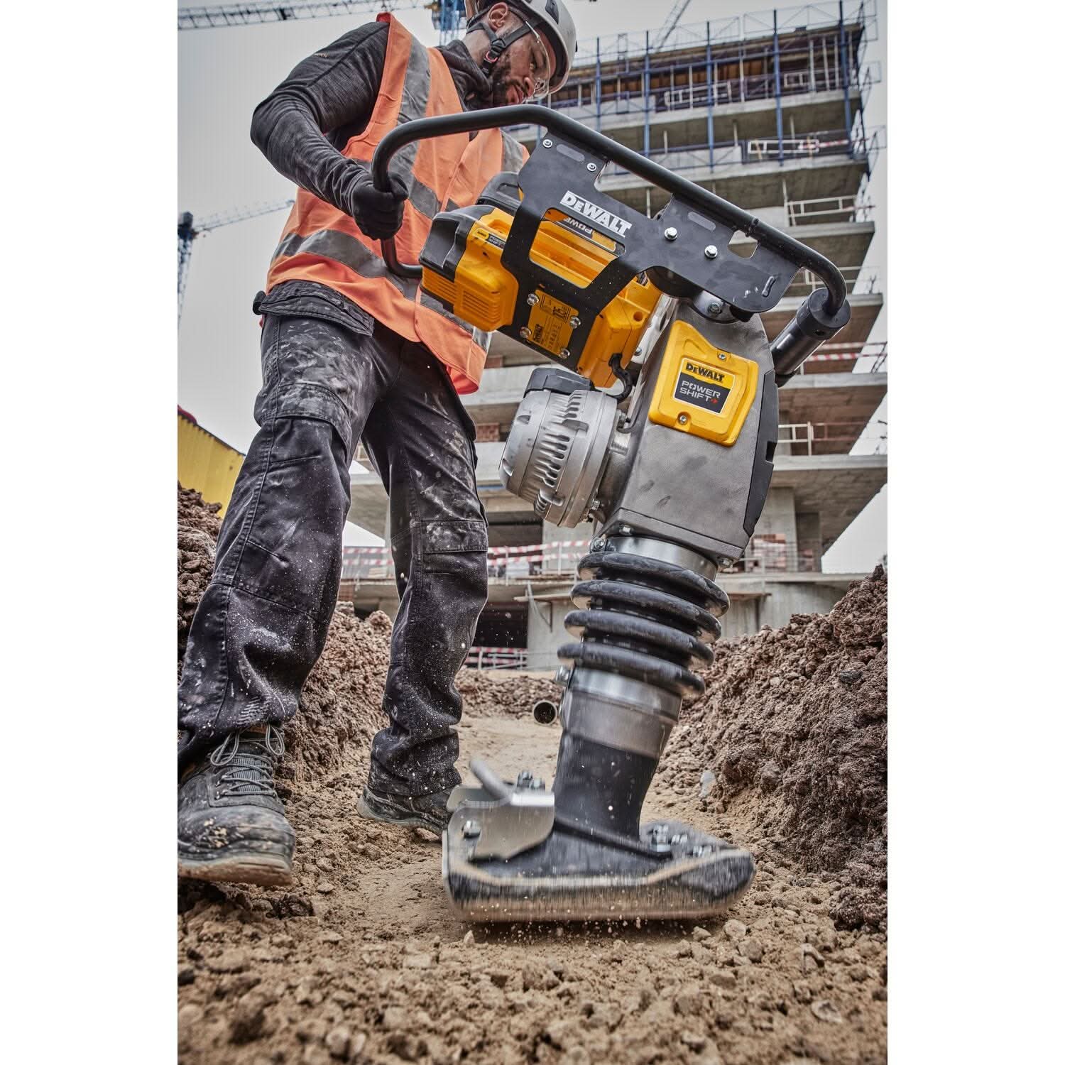 DeWALT DCPS660AG2 POWERSHIFT™ 60kg Rammer Kit