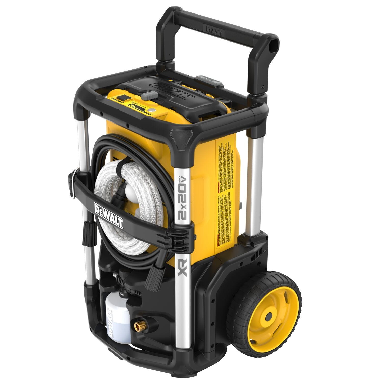 DeWalt DCPW1600Y2 FLEXVOLT 2X20V MAX XR Brushless 1600PSI Pressure Washer 12.0Ah Kit