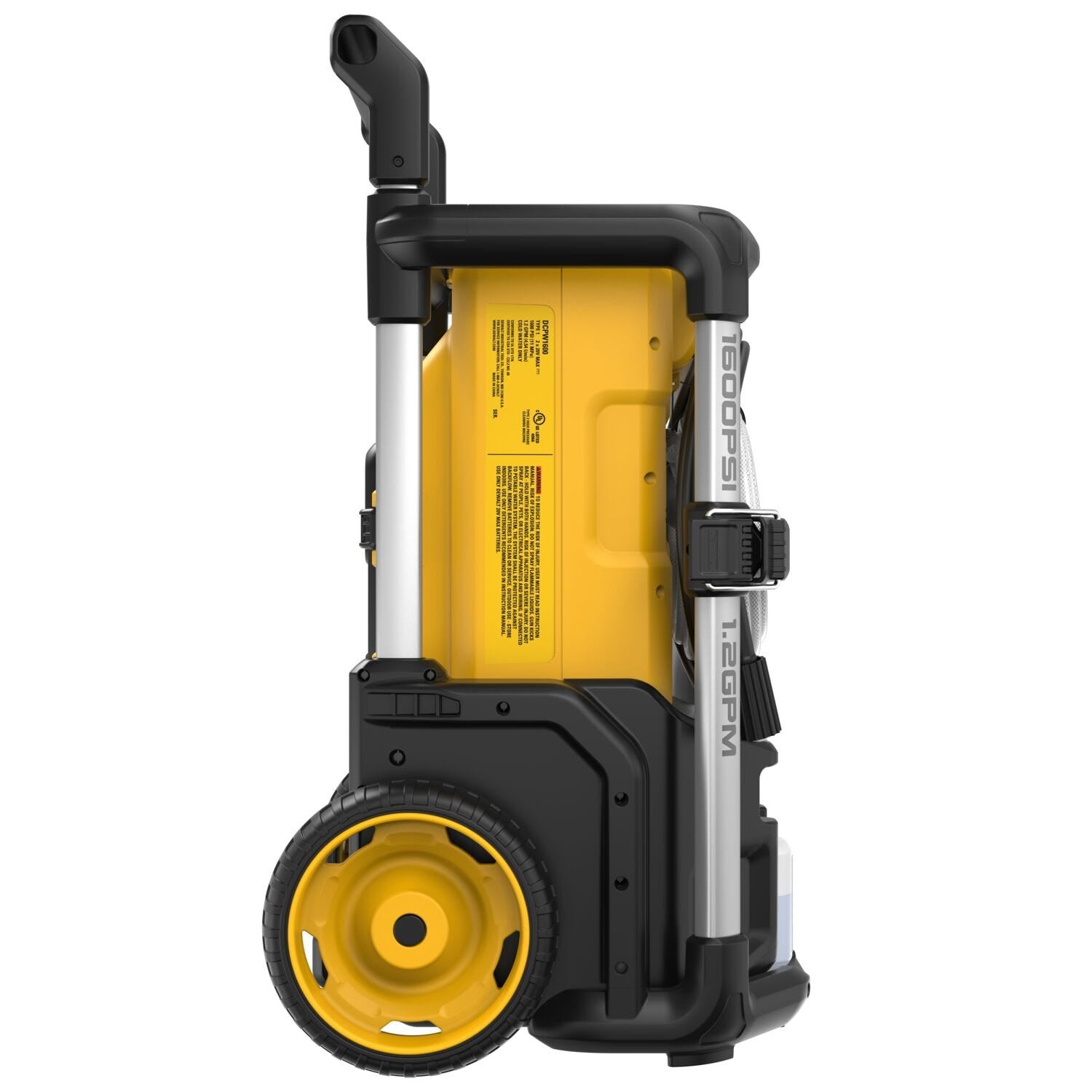 DeWalt DCPW1600Y2 FLEXVOLT 2X20V MAX XR Brushless 1600PSI Pressure Washer 12.0Ah Kit