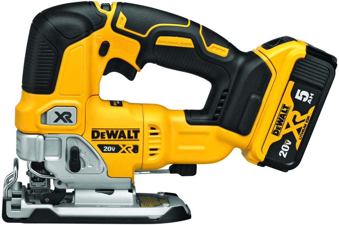 DeWalt DCS334P1 20V MAX XR Brushless Cordless Top-Handle Jigsaw 5.0Ah Kit