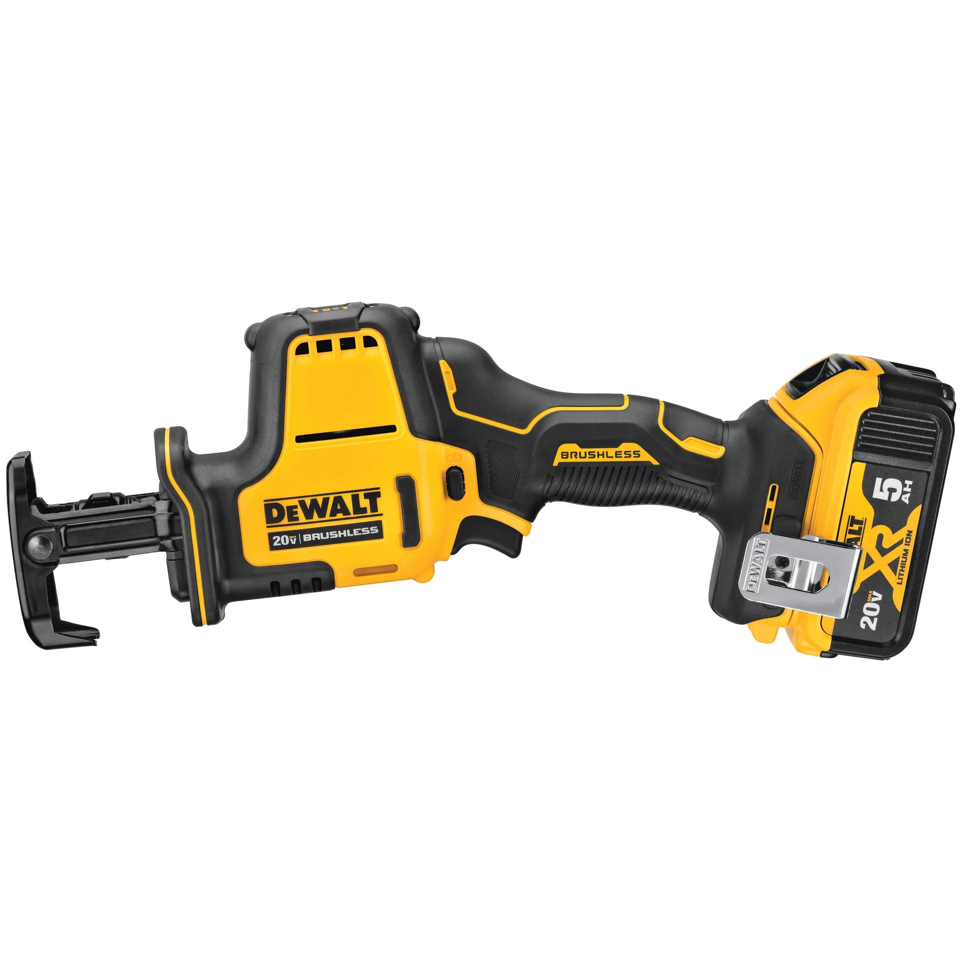 DeWalt DCS369P1 Atomic 20V MAX Cordless One-Handed Reciprocating Saw 5.0Ah Kit
