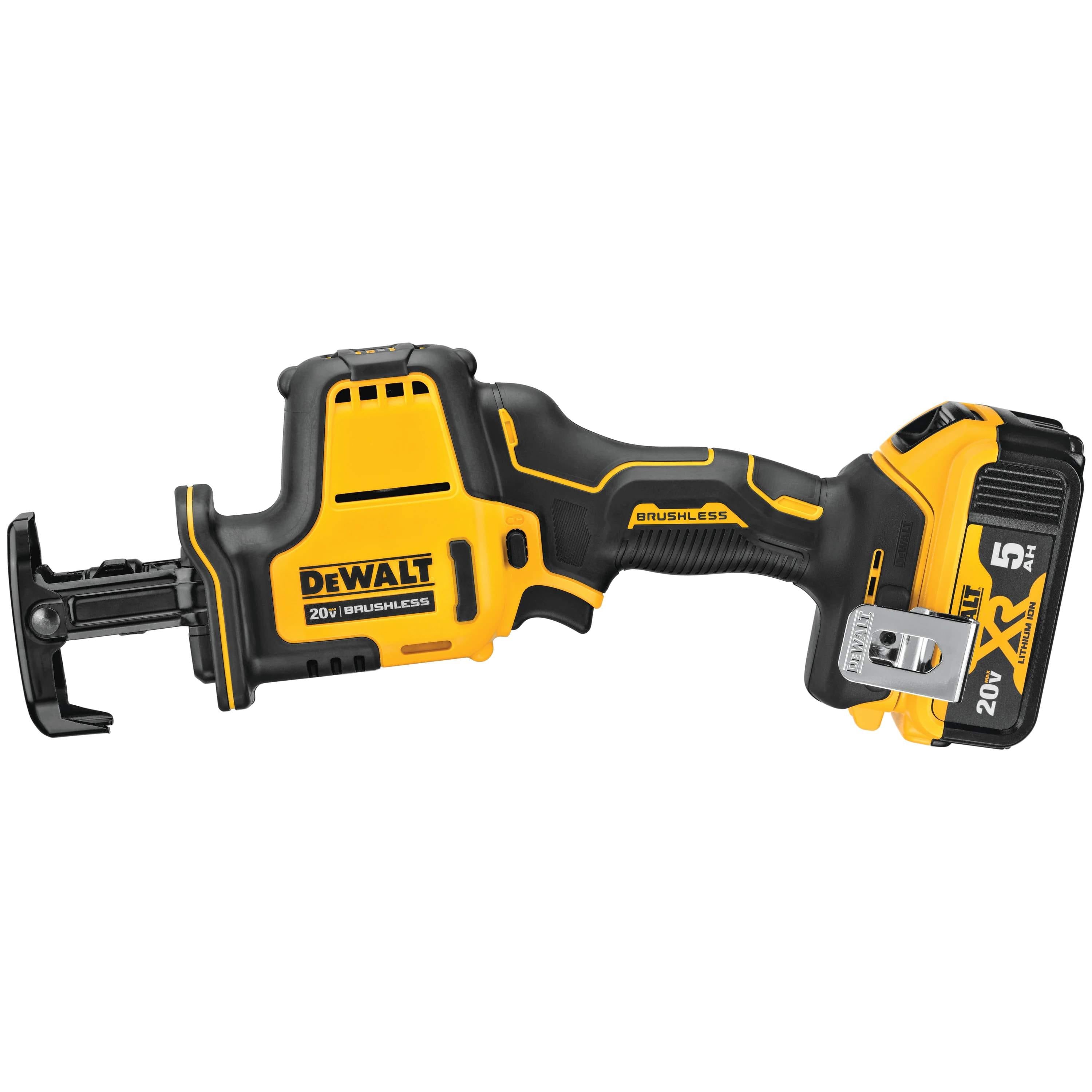 DeWalt DCS369P1 Atomic 20V MAX Cordless One-Handed Reciprocating Saw 5.0Ah Kit