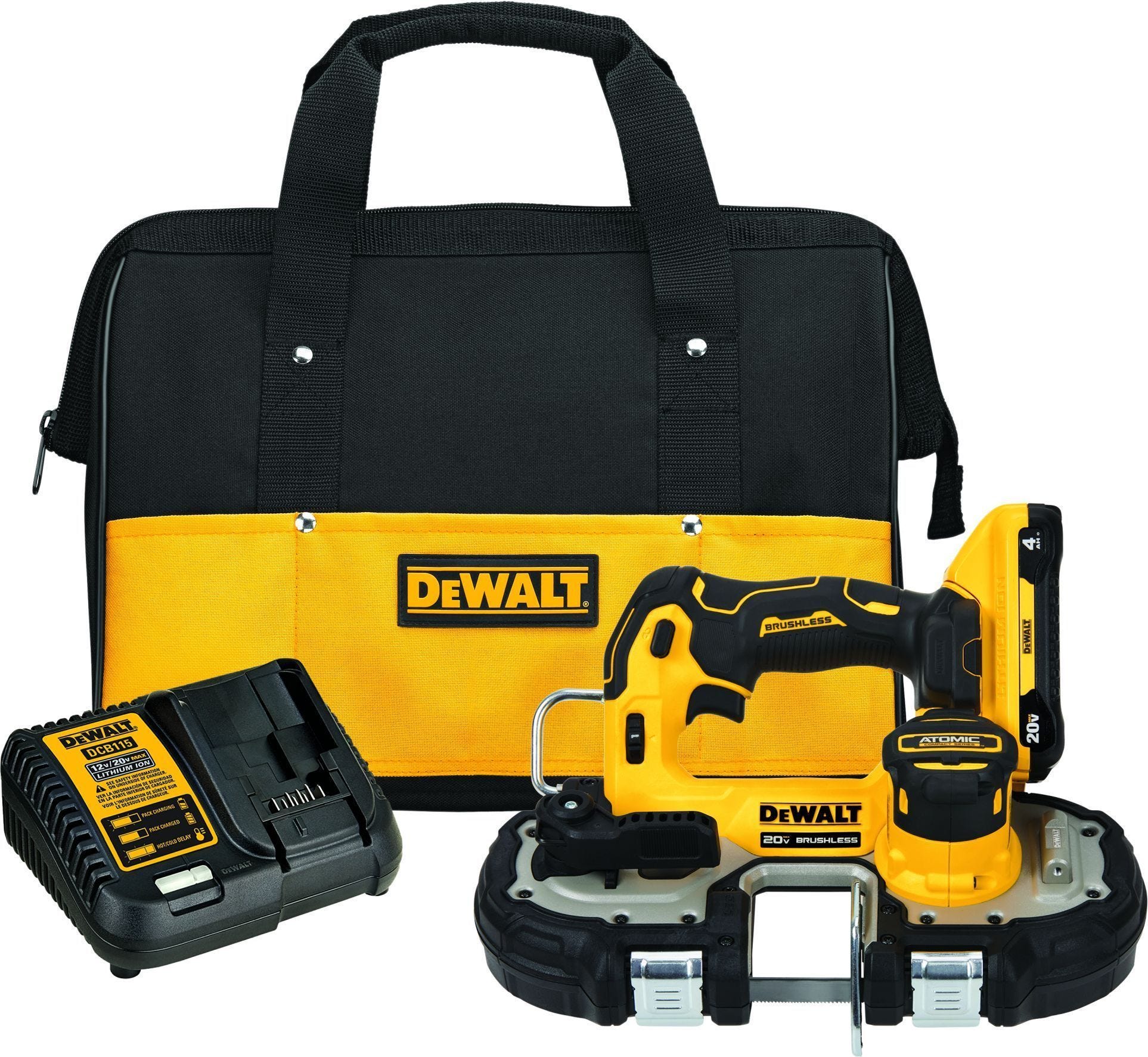 DEWALT DCS377Q1 ATOMIC 20V MAX Brushless Cordless 1-3/4-in. Bandsaw Kit